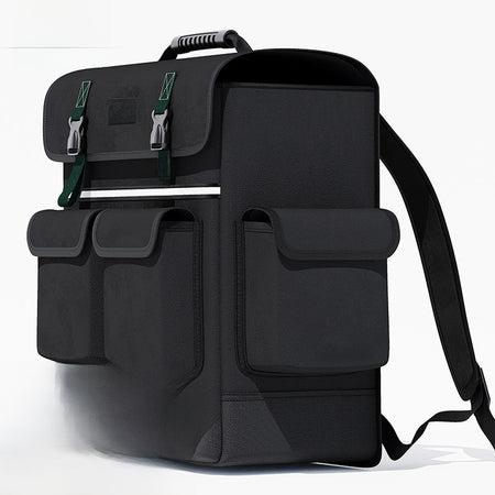 Durable Canvas Tool Bag Backpack for Electrical and Repair Work