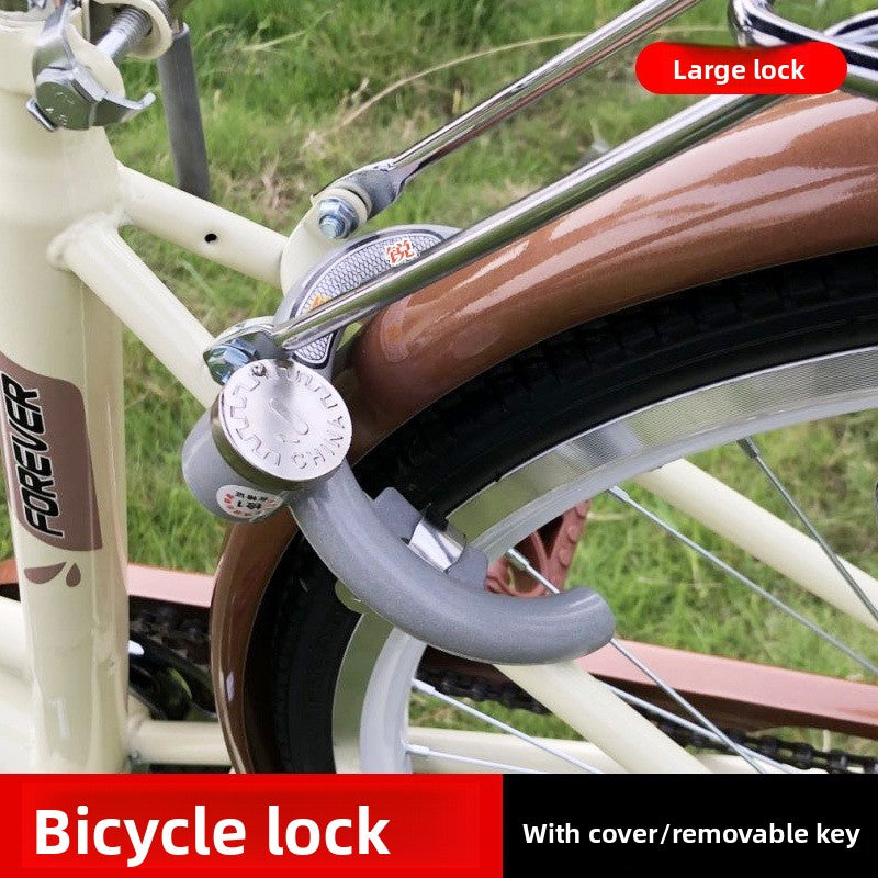 High Strength Fixed Bike Lock for Reliable Outdoor Protection