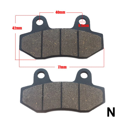 18-Type Hydraulic Brake Pads Set for Chinese Gas Bikes, Dirt Bikes, Taotao, Razor, T-Pro, Viper, Honda, Surron, Tektro, TRP & More