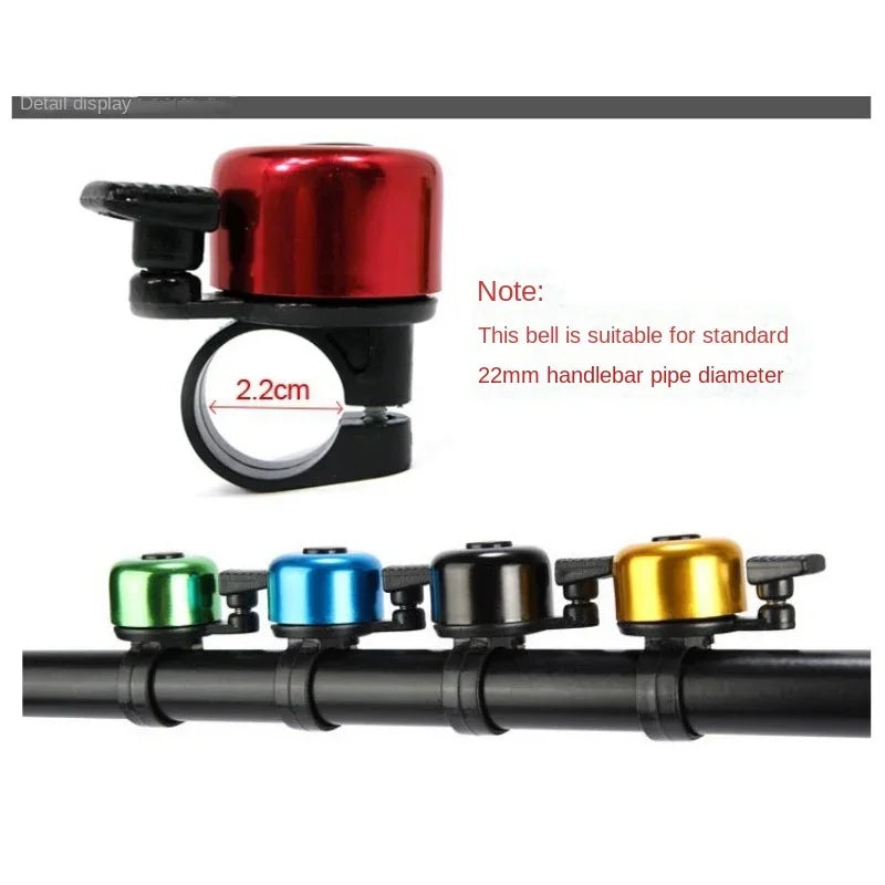 durable bike bell alloy construction loud sound