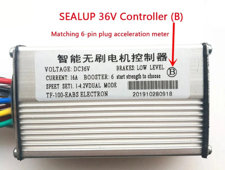   36V 16A 48V 20A Brushless Motor Controller TF-100