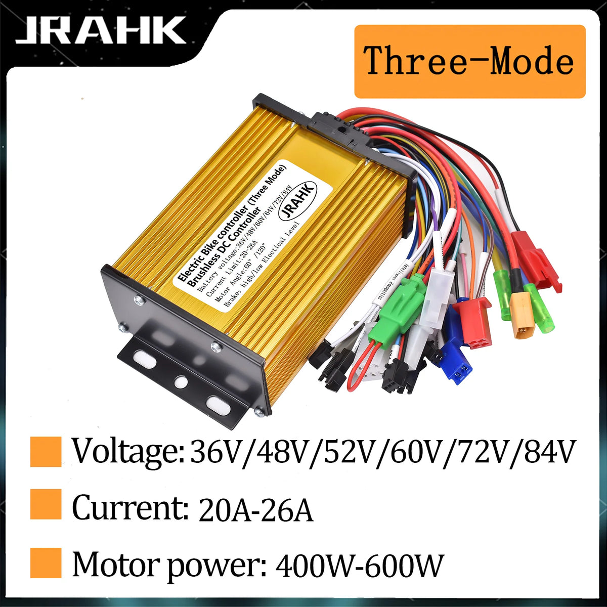   JRAHK E-bike Controller for 36V-84V Motors
