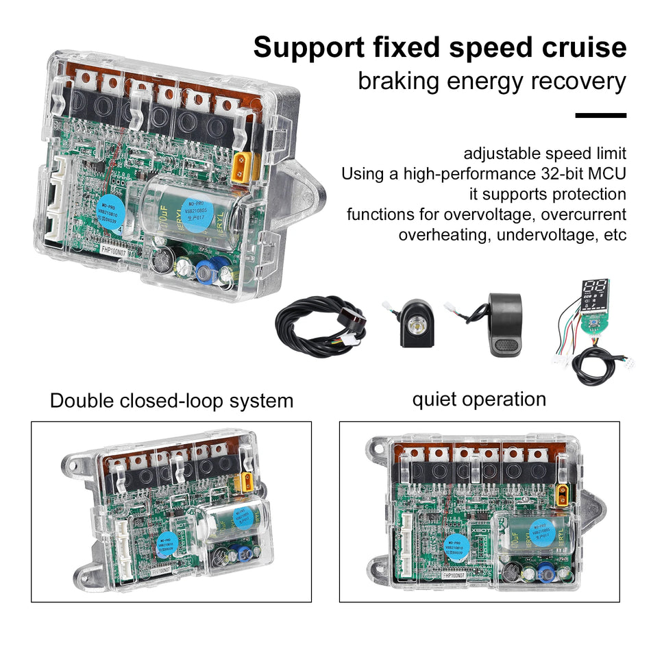   Electric Scooter Controller Suite with Power Supply