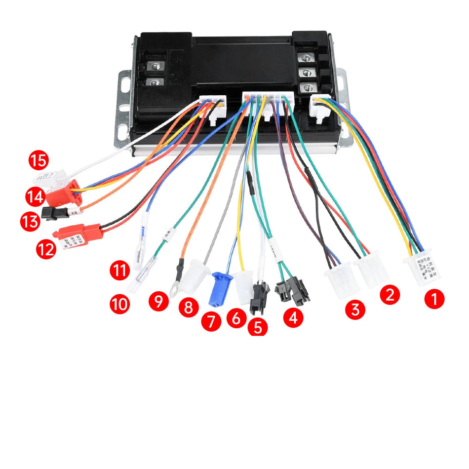   48V 60V 72V 50A Sine Wave Electric Bike Controller