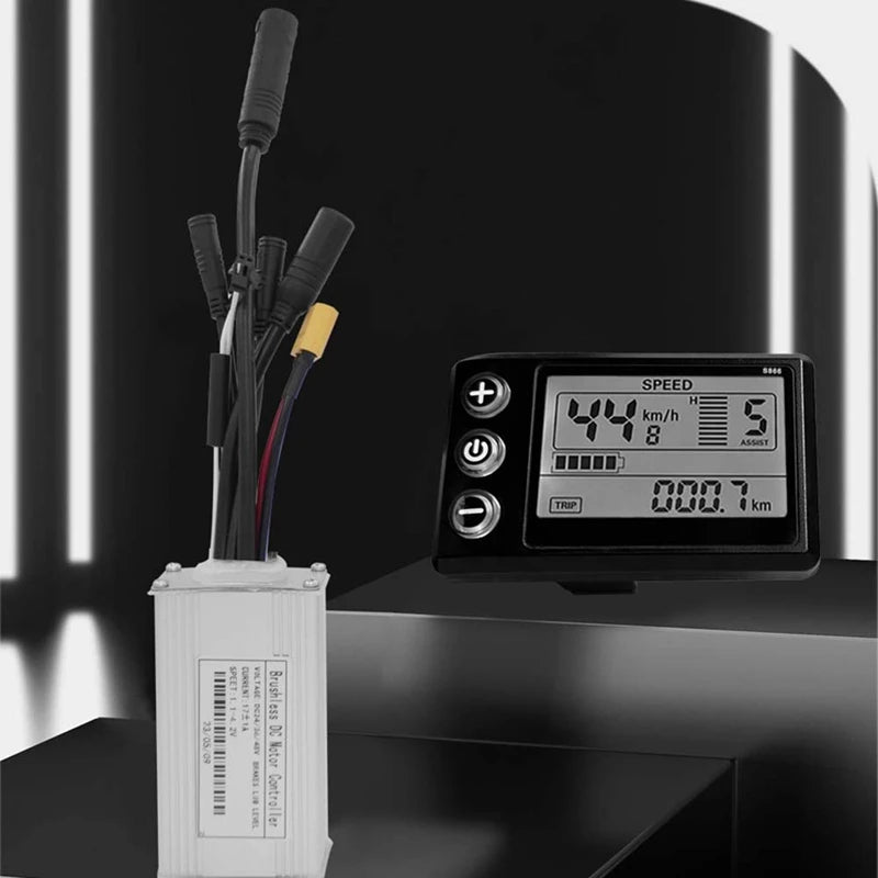   Three Mode Ebike Sine Wave Controller 24V/36V/48V 17A