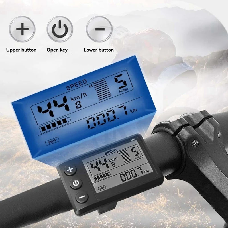   Three Mode Ebike Sine Wave Controller 24V/36V/48V 17A