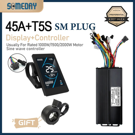   3 Mode Sinewave 45A Ebike Controller with JN Display