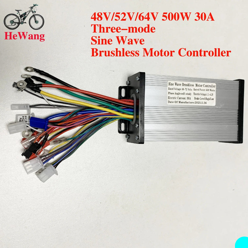   Three-Mode Sine Wave Controller for E-Bikes