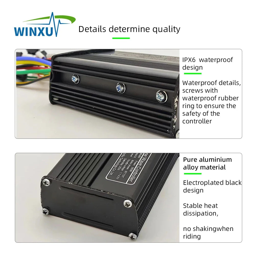   36V 48V 500W E-Bike Motor Controller with LCD Display