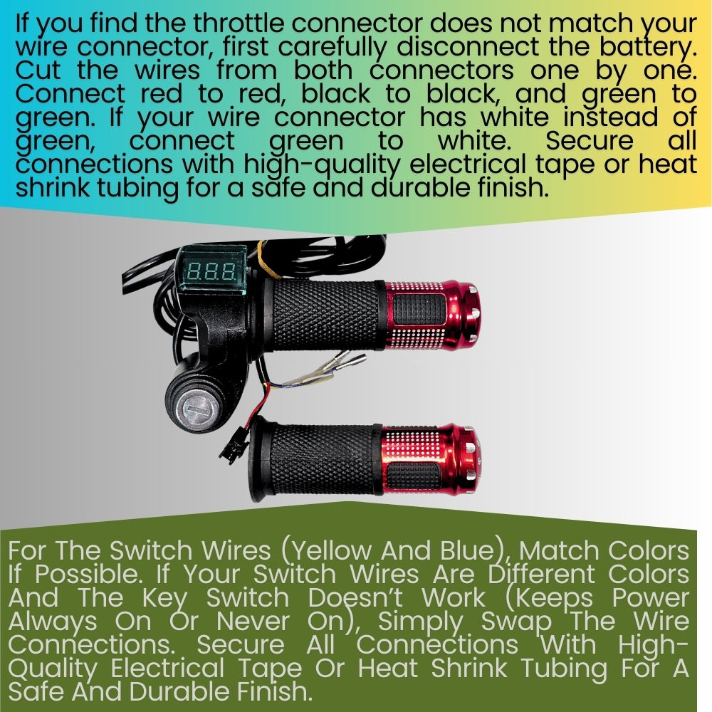 e-bike throttle for 36V