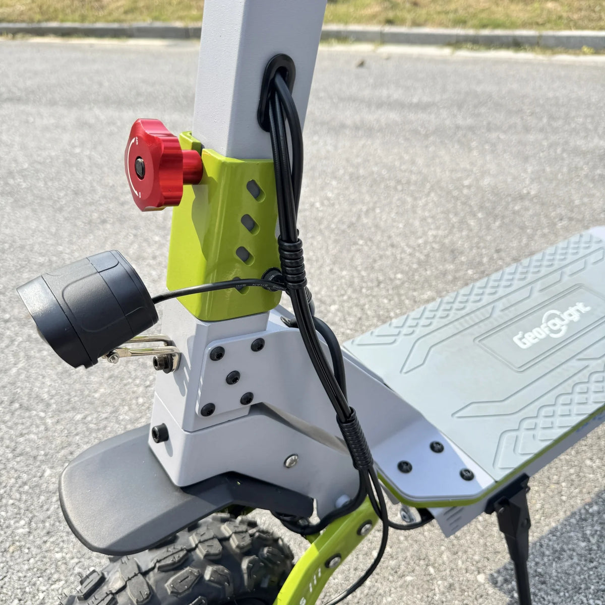   Geofought M9 60V 6000W Dual Motor Off-Road Folding Electric Scooter for Adults – 11" Tubeless Tires, 30Ah Battery, NFC Display