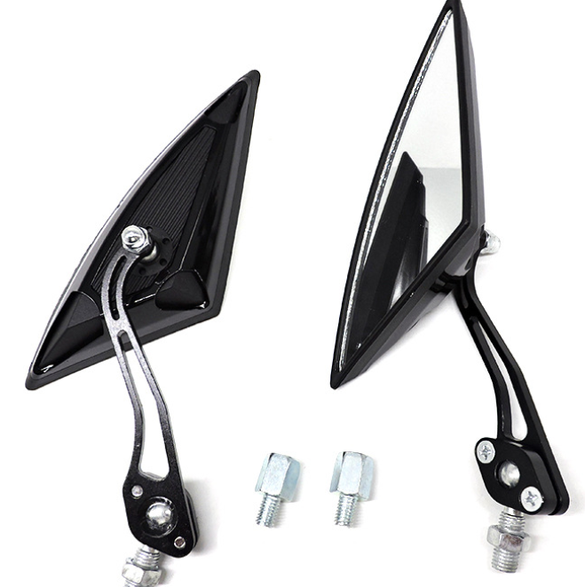 H-2204 Universal Square Rearview Mirror for Bikes, Motorcycles & EVs