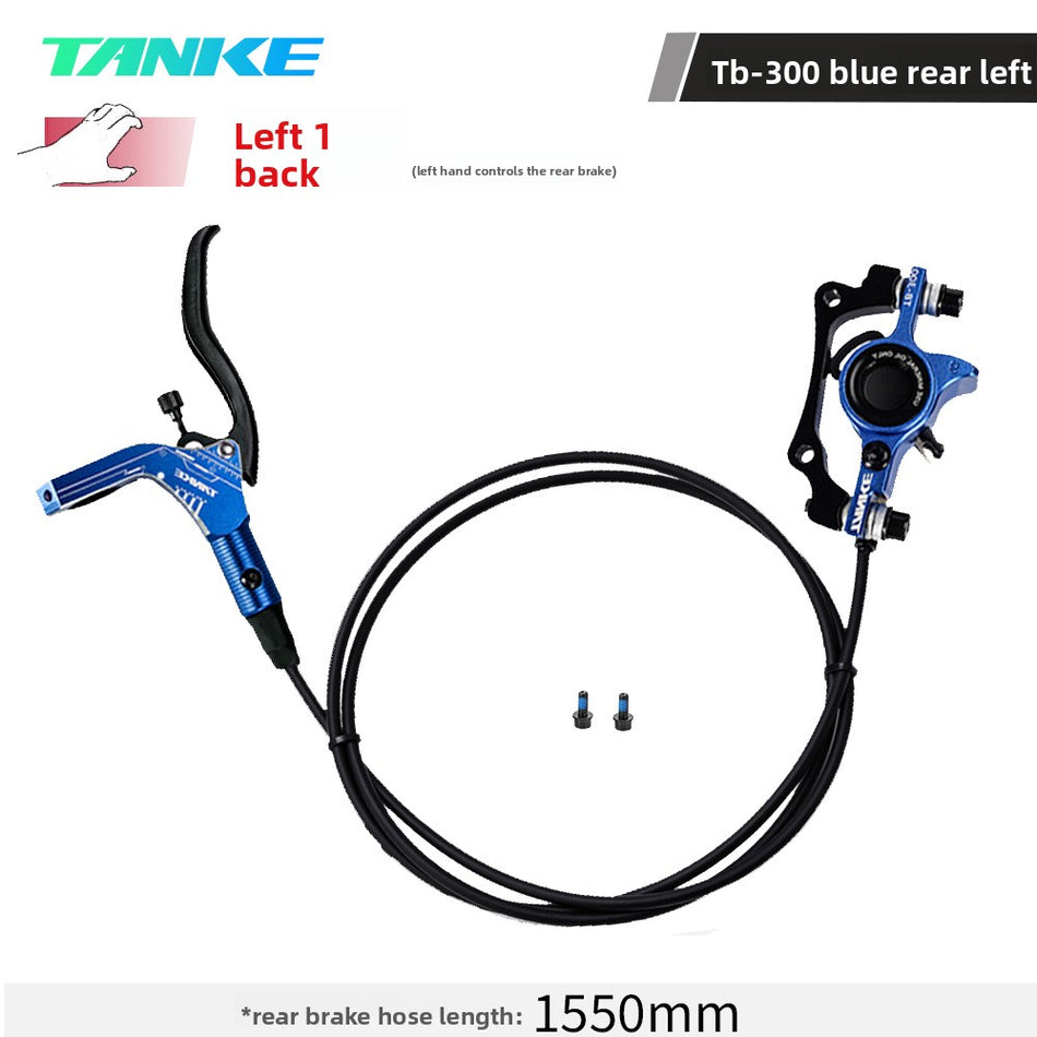 UGNE Aluminum Alloy Hydraulic Disc Brake Caliper Set | High-Performance Mountain & Road Bike Brake Kit | Universal Fit (Black, Red, Blue, Purple)
