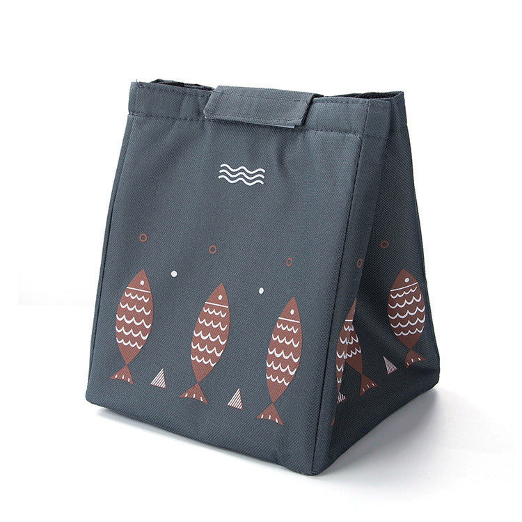 Water-Resistant Oxford Lunch Tote 500ml Insulated Food Storage Bag for Hot & Cold Meals
