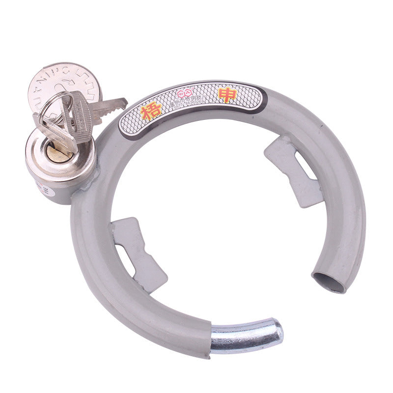 Metal Fixed Lock for Bicycles and Electric Bikes Security