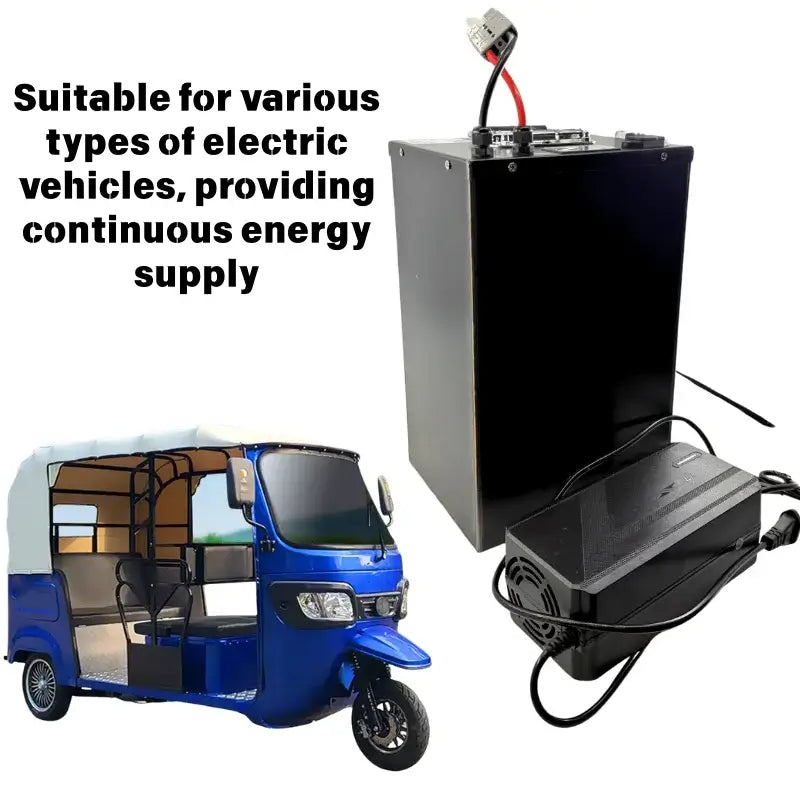 72V 21700 Lithium-ion Battery Pack 22Ah - 85Ah 20S BMS for 3000W-5000W Electric Motorcycle Motor & Inverter