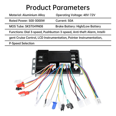 electric motorcycle controller 72V