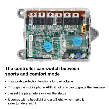 electric scooter controller suite with power supply