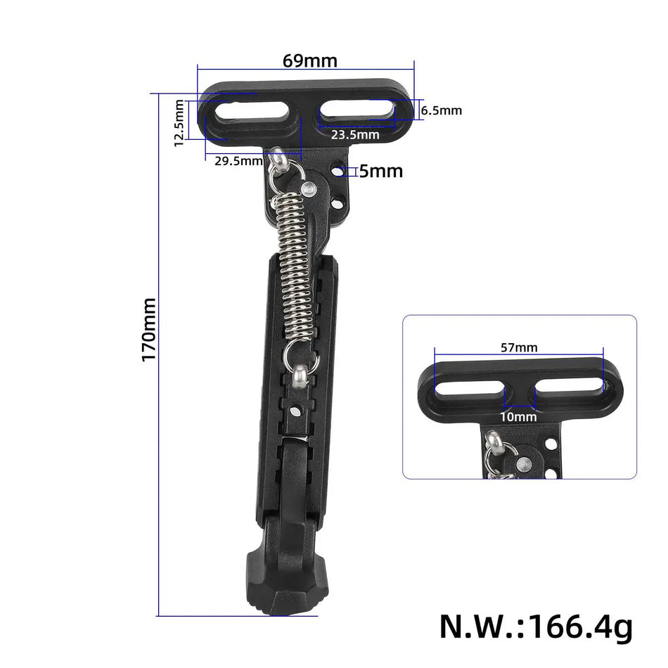 electric scooter kickstand support accessory