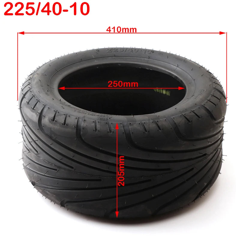 6PR Tubeless Vacuum Tires for Electric Scooters & Harley–Style Bikes – 15x6.00‑6, 225/55‑8 (18x9.50‑8), 225/40‑10 Sizes 40-10 China