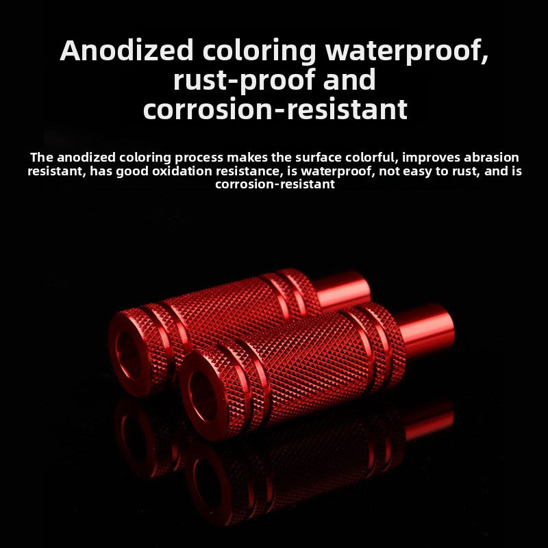 QT-01 Aluminum Alloy Auxiliary Light Support with M6/M8 Screws for Scooters & Bikes