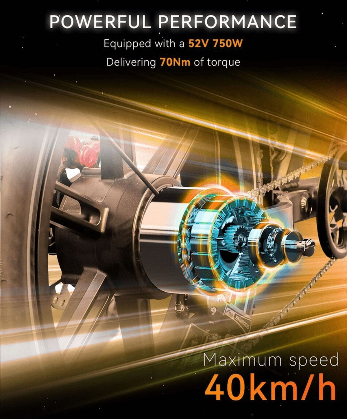   DUOTTS F20 Electric Bike - 1000W All Terrain Fat Tire MTB