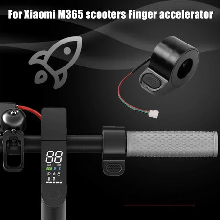 finger dial throttle assembly
