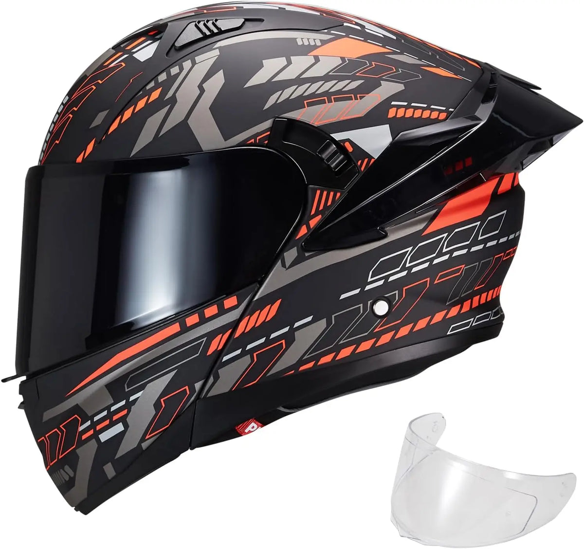 flip up motorcycle helmet dual visor