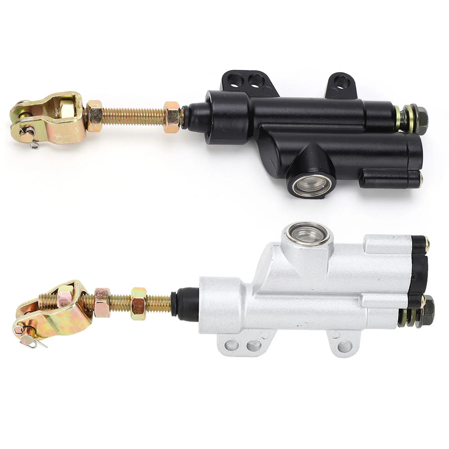 CNCMOTOK Rear Foot Brake Master Cylinder – Fits 50–125 cc Dirt Bikes, ATVs & Scooters (10 mm Banjo)