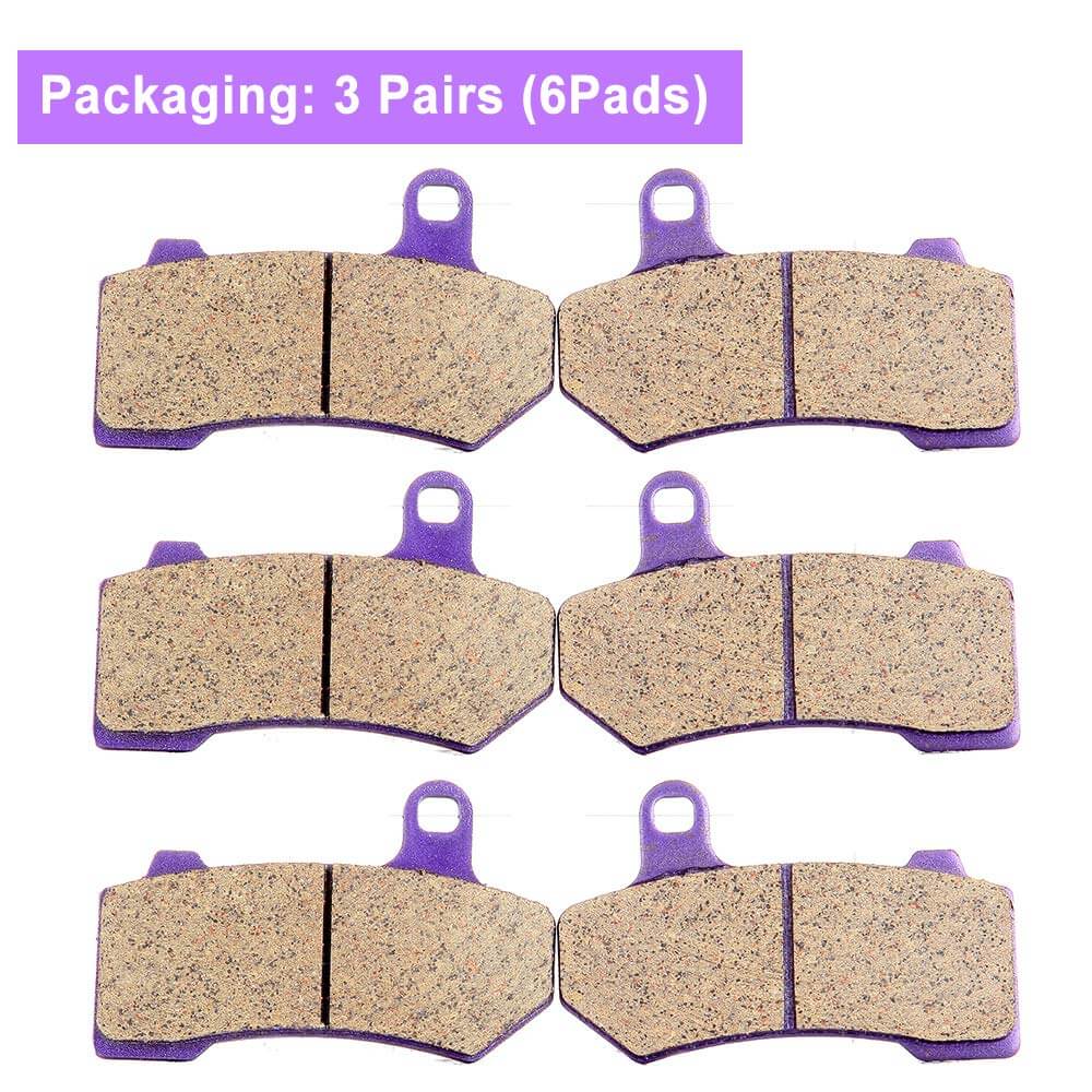front rear brake pads motorcycle set