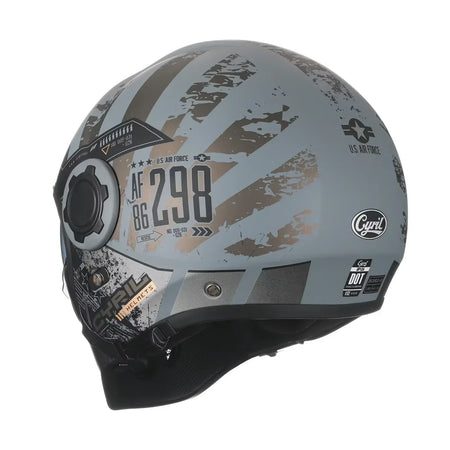 full face to open face convertible helmet