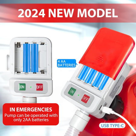   Automatic Fuel Transfer Pump with Auto-Stop and 51'' Extra Long Hose