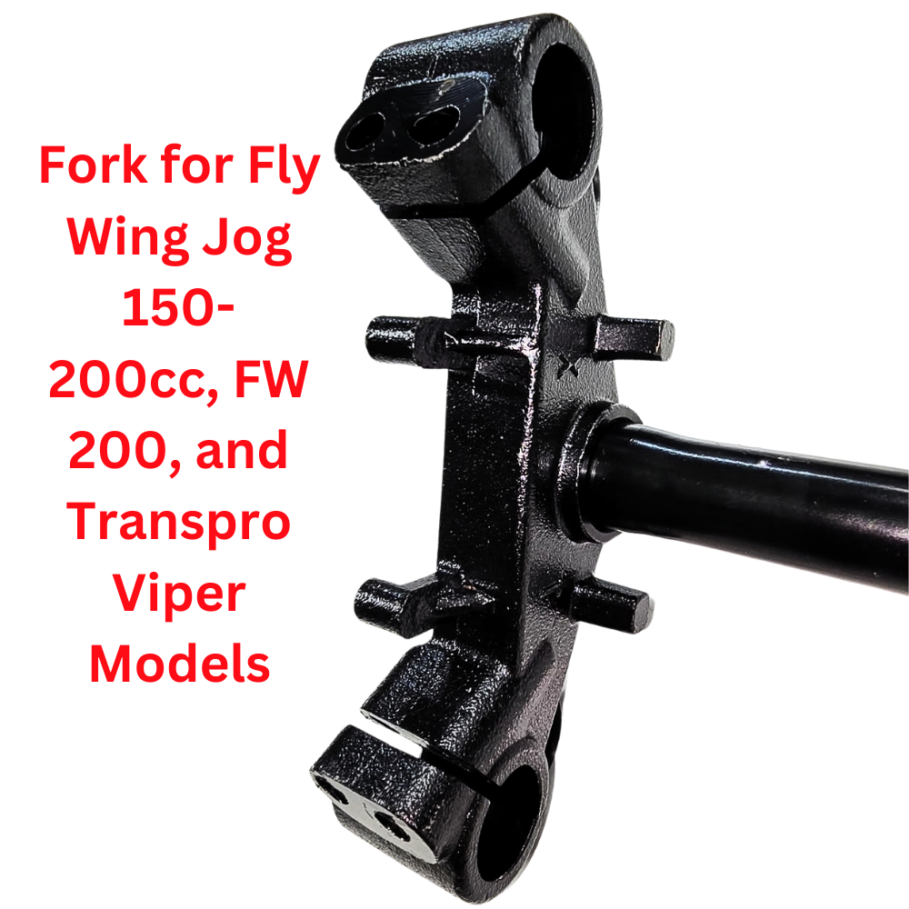 Front Fork for Fly Wing Jog 150-200cc, FW 200, and Transpro Viper Models - Perfect Fit for Gas Bikes, Mopeds, and More