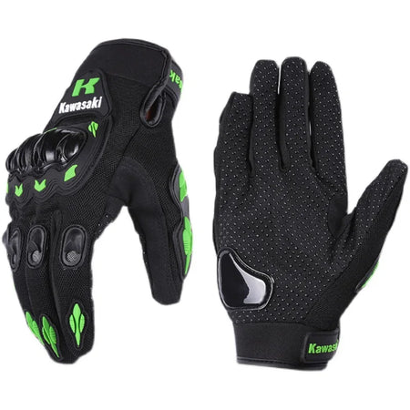   Kawasaki Full Finger Motorcycle Gloves