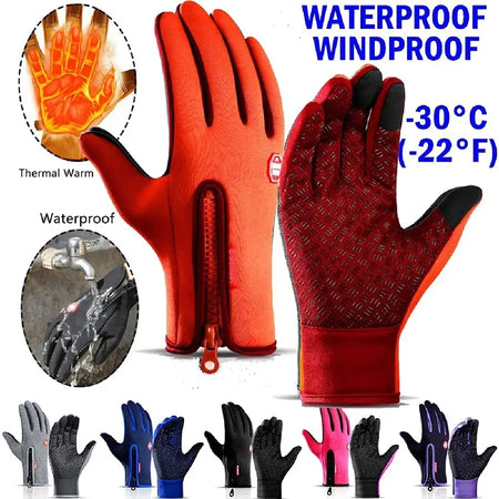   Men Women Cycling Winter Warm Sport Gloves