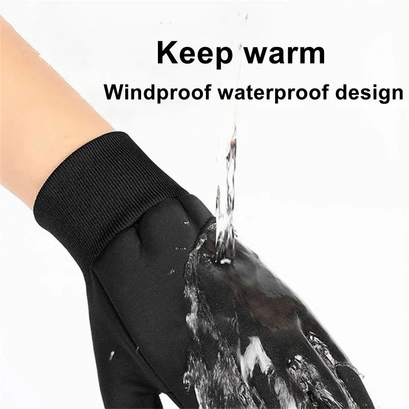  Waterproof Winter Touch Screen Cycling Gloves