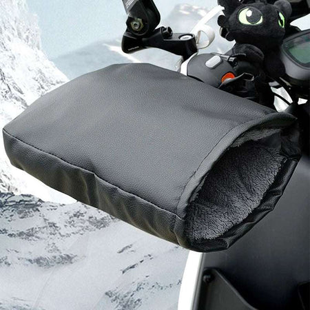   Motorcycle Handlebar Muffs - Waterproof Winter Gloves