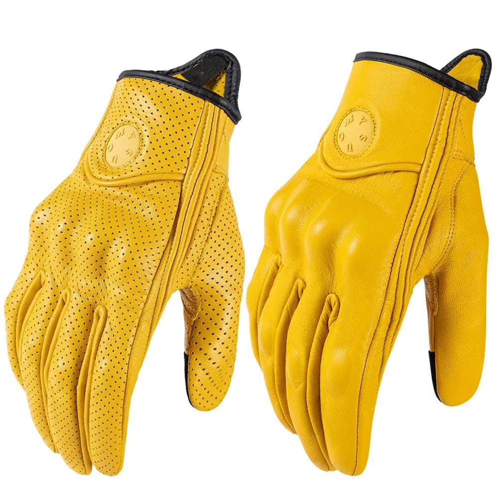   SUOMY Yellow Motorcycle Racing Gloves