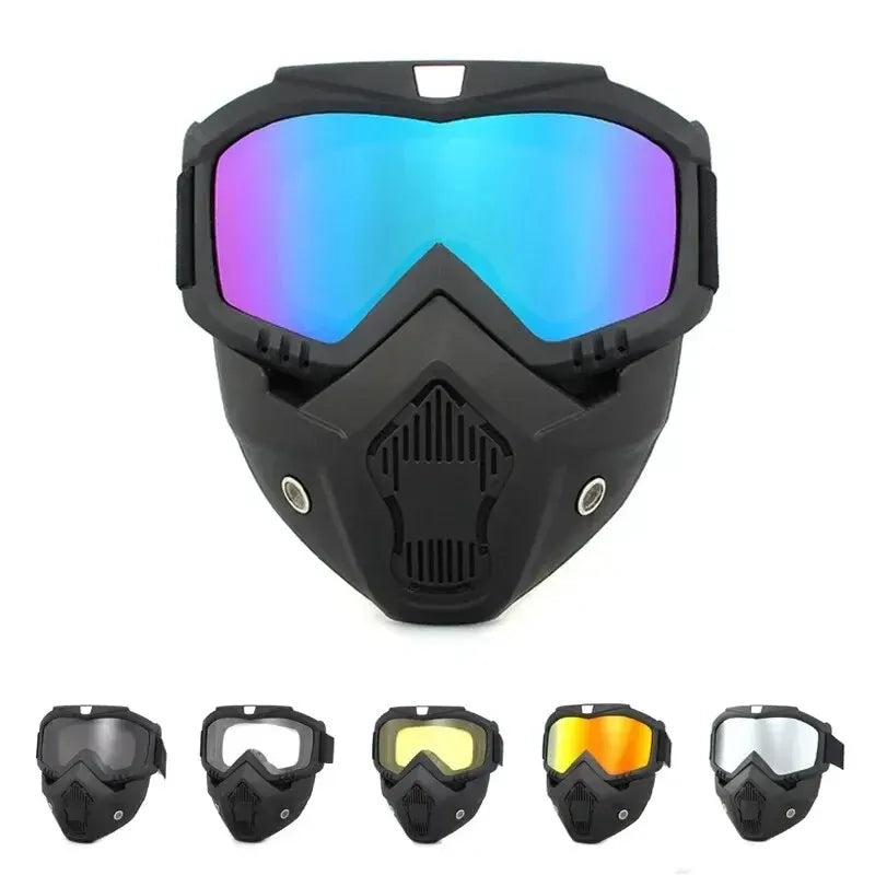   Outdoor Sport Windproof Mask Goggle HD Bicycle Glasses