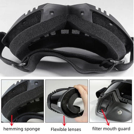   Full Face HD Transparent Welding Goggles