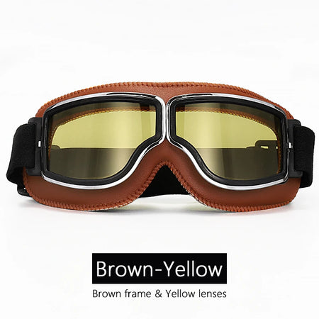   Universal Vintage Motorcycle Goggles