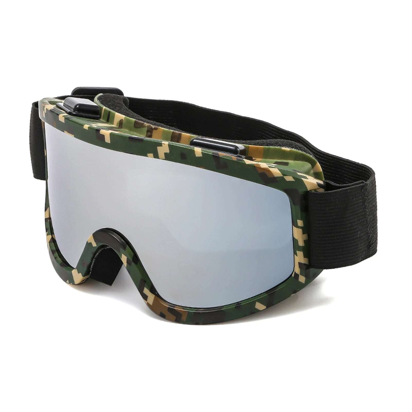   Large Frame Ski Goggles with Colorful Lens