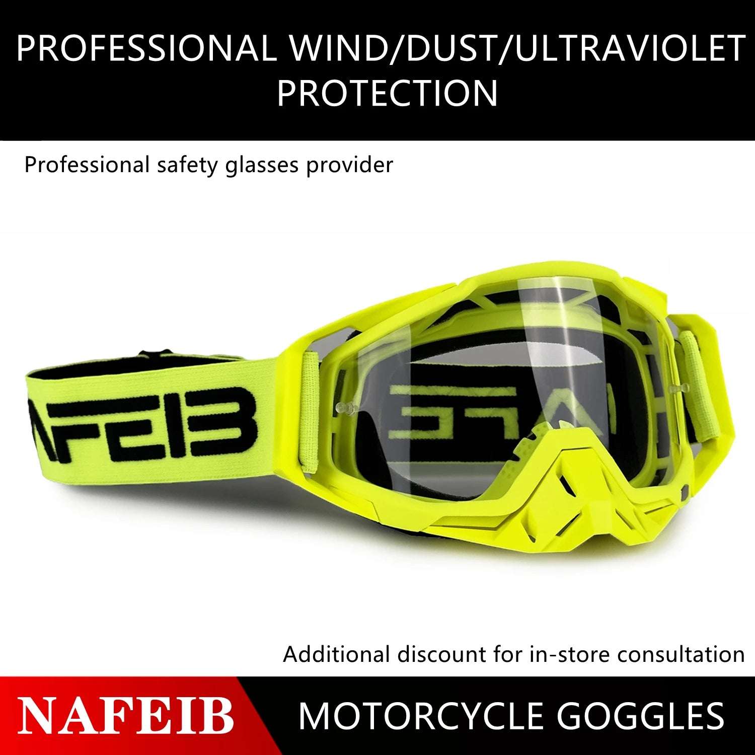   NAFEIB Motocross Glasses