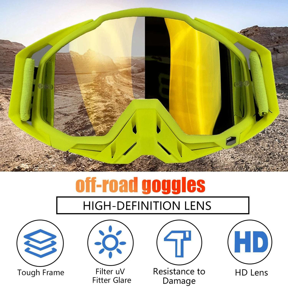   NAFEIB Motocross Glasses