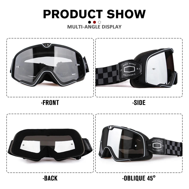   Retro Motorcycle Goggles for All Adventures