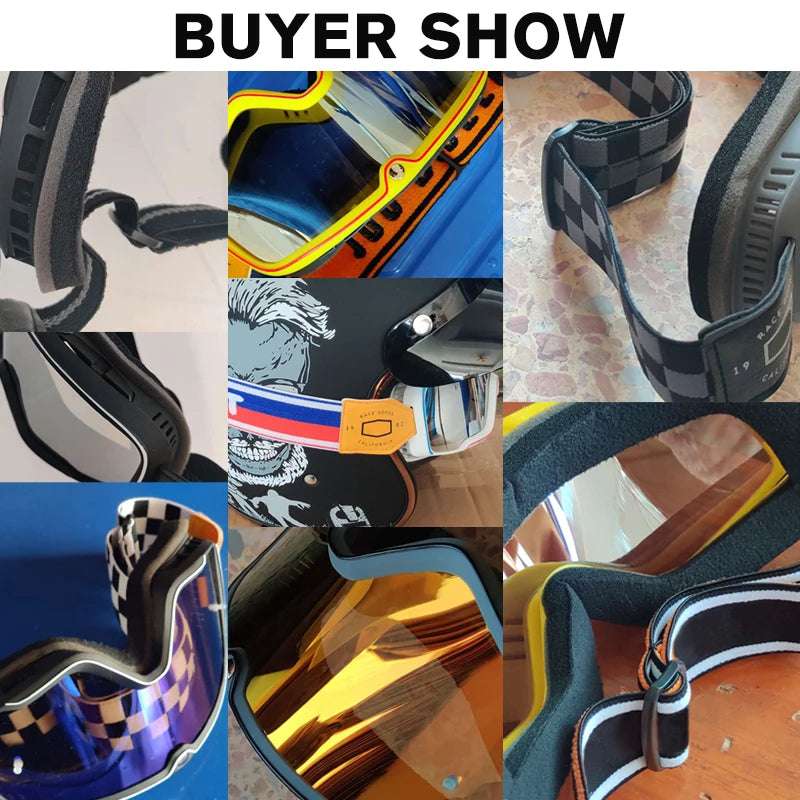   Retro Motorcycle Goggles for All Adventures