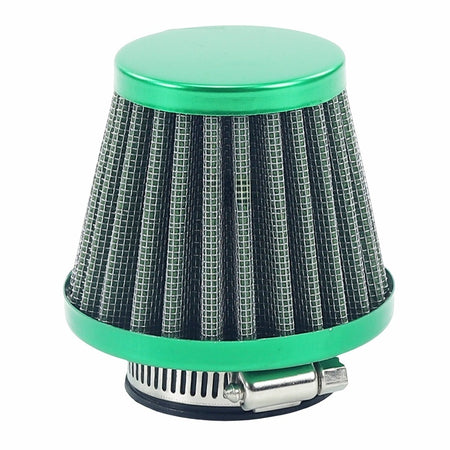 green-motorcycle-pod-air-filter-with-adjustable-clamp-34mm-46mm