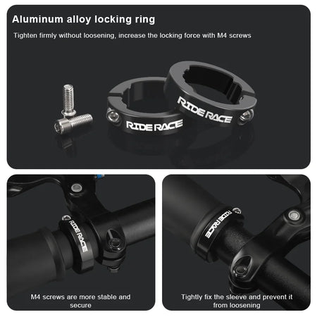   RIDERACE Dual Lock Mountain Bike Handlebar Grips