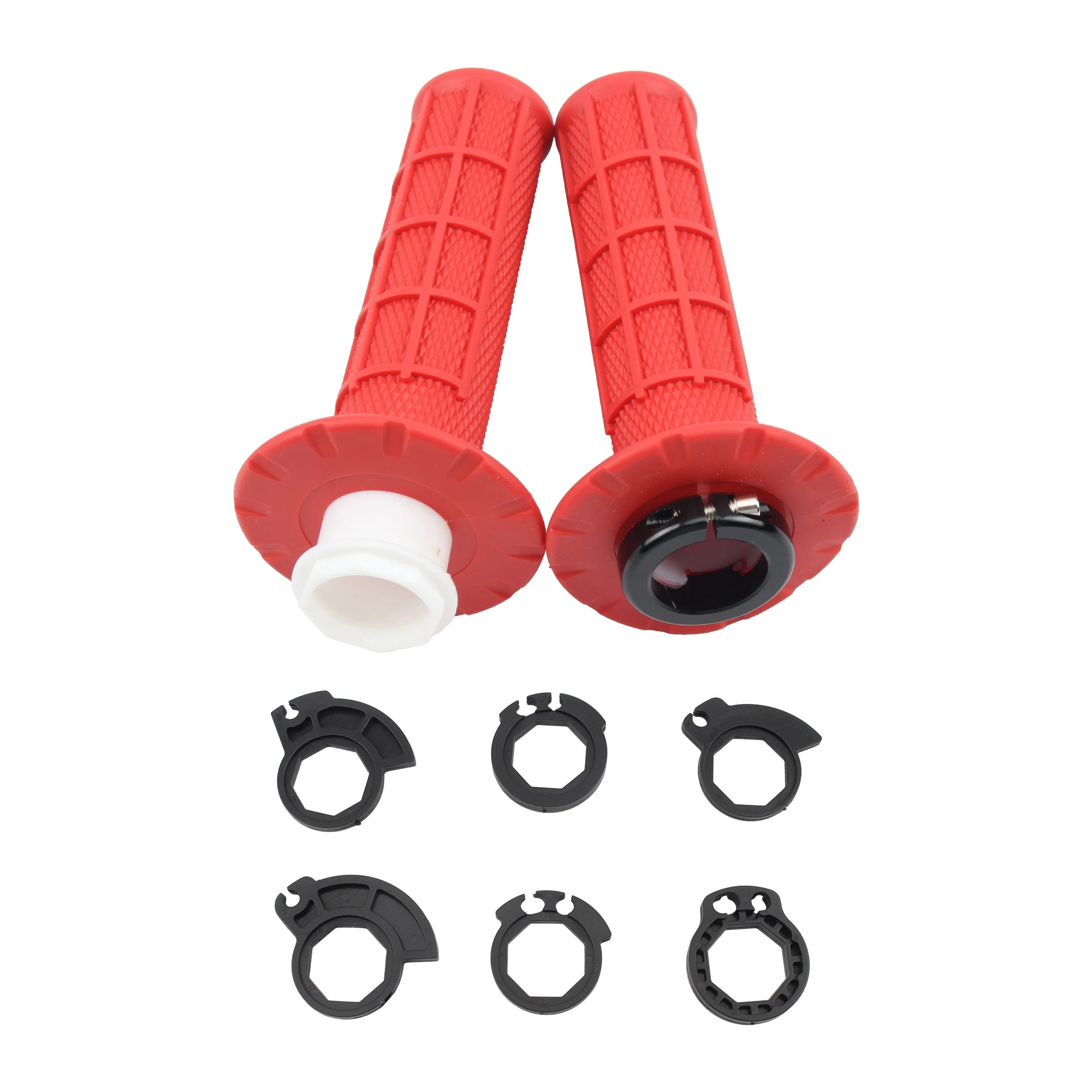   Motorcycle Universal Grips 7/8" 22mm Snap-on Cam Lock-on Handlebar Grips for KTM CRF SXF EXC Motocross Dirt Bike