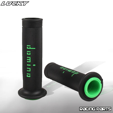   7/8" 22 24mm Motorcycle Grips for KTM YAMAHA - Universal Pit Bike Motocross Rubber GEL Domino Grip in 9 Colors